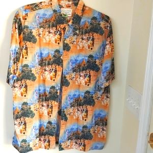 Jimmy Buffet Collection by Reyn Spooner, Coastal Button down shirt, Size Large